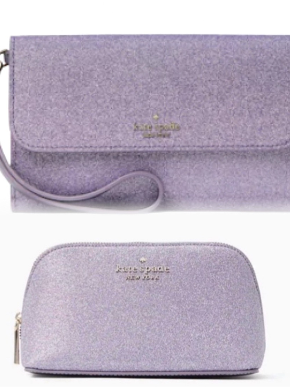 EUC KATE SPADE WRISTLET & POUCH